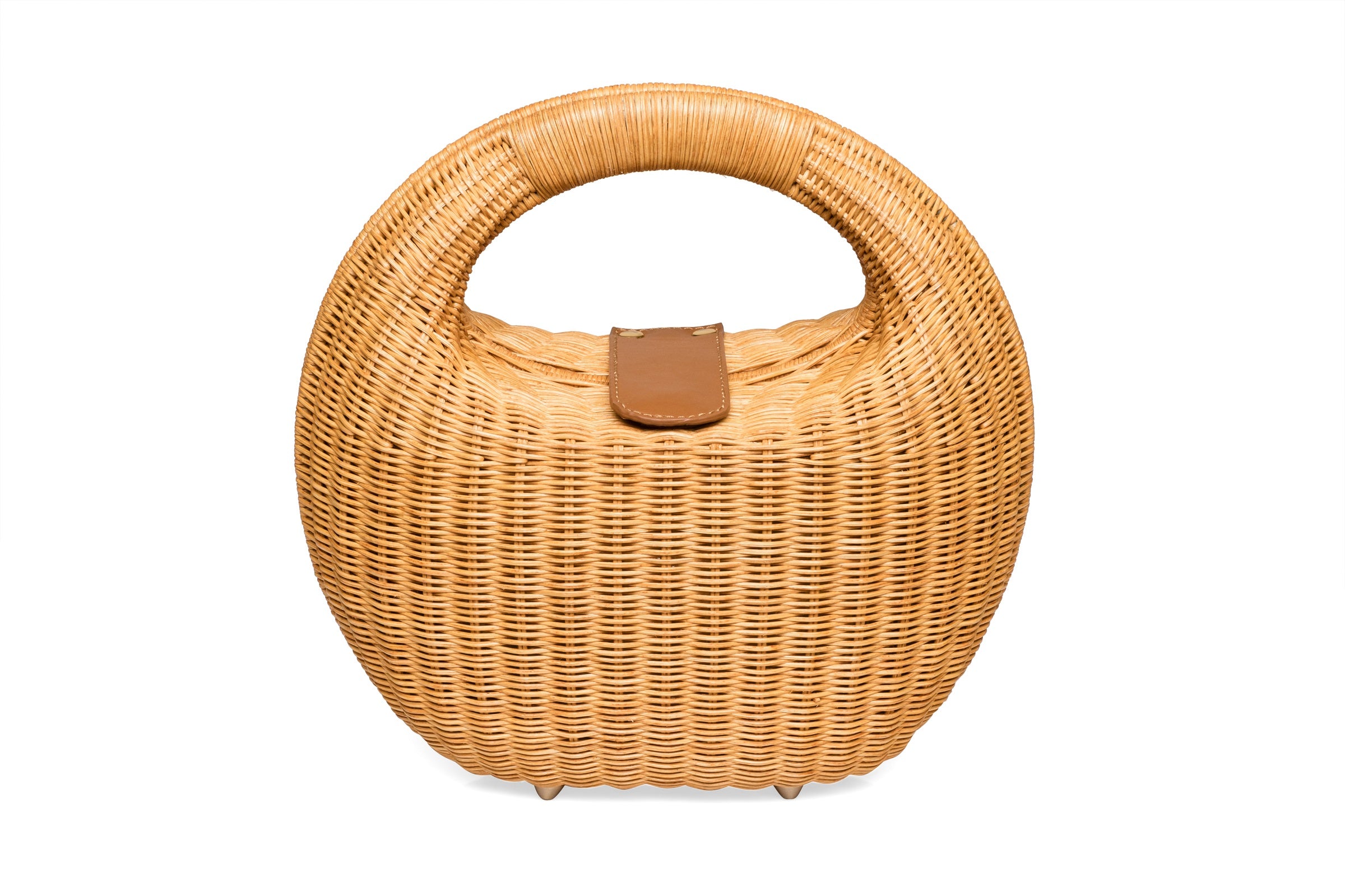 Coco Wicker Handbag - Honey