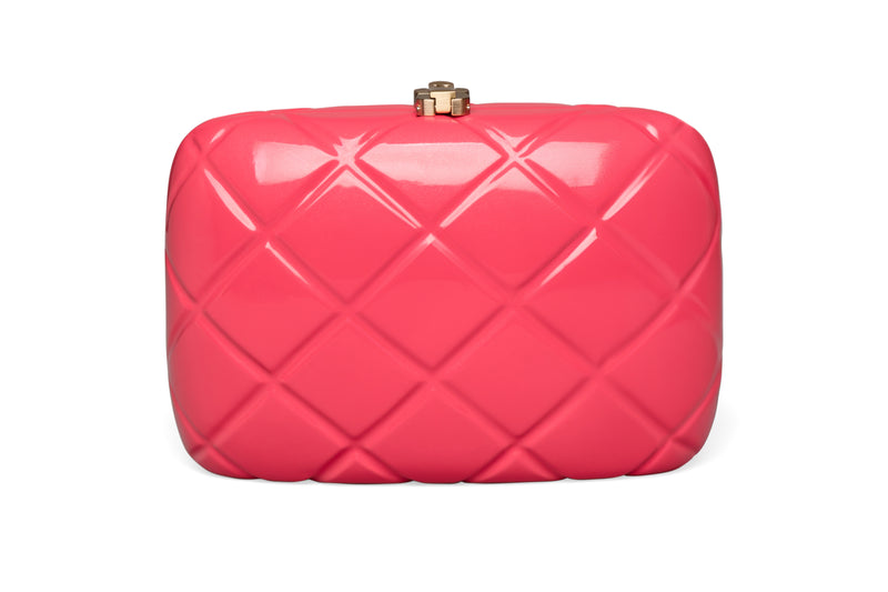 Clarice Clutch Radiant Red