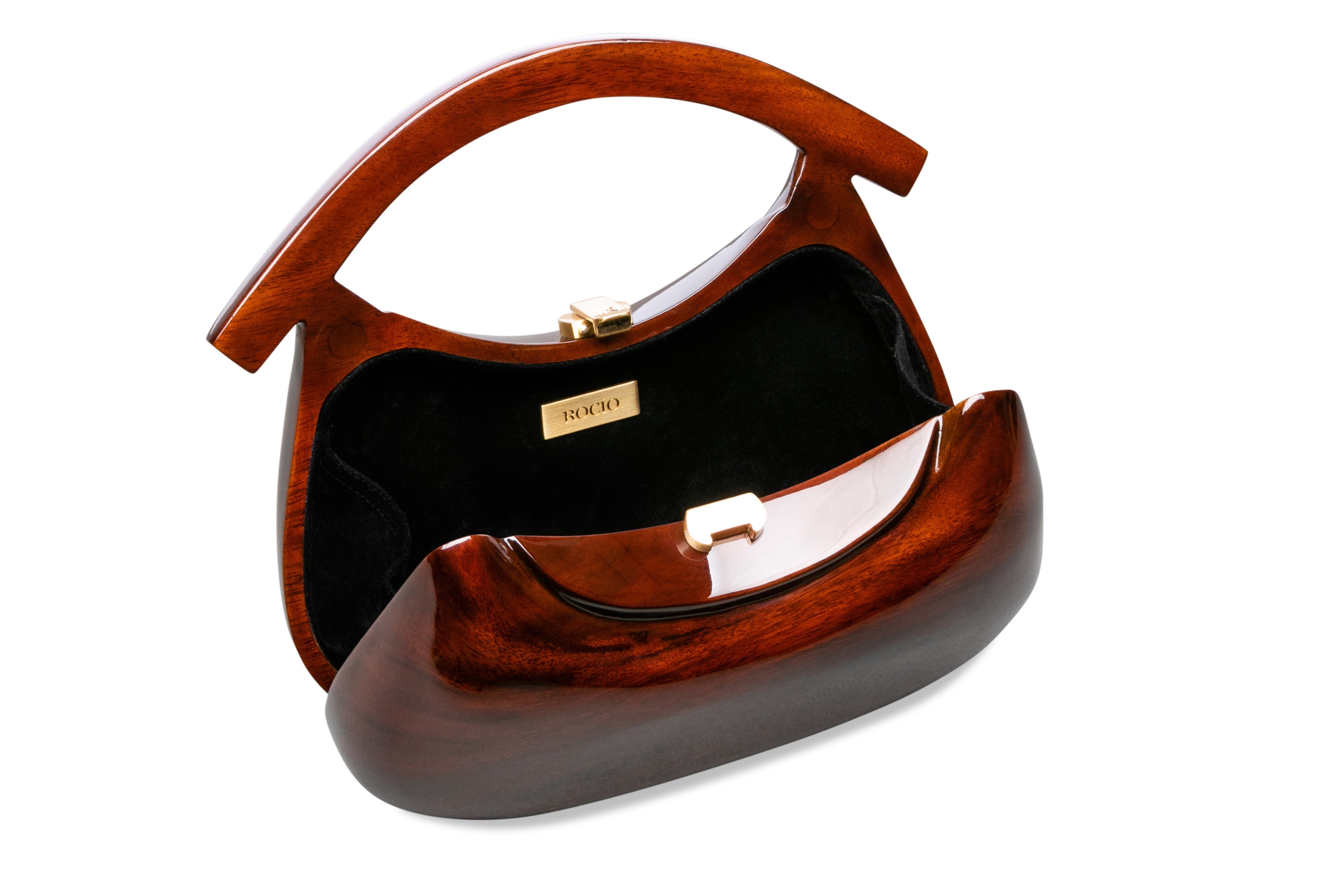 MIYA | Sculptural Wood Handbag | ROCIO