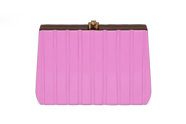 Ribbon Clutch Fondant Pink