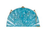 Fandango Clutch Aquamarine