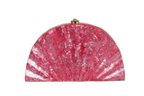 Fandango Clutch Crimson Red