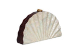 New Fandango Clutch Mother of Pearl & Wood Border
