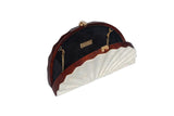 New Fandango Clutch Mother of Pearl & Wood Border