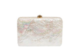 Paloma Clutch MOP White