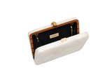 Paloma Clutch MOP White
