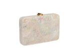Paloma Clutch MOP White