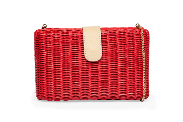 Sen-Clutch-Red-Rose